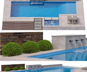 Modern Swimming Pool-ID:922600035
