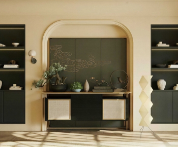New Chinese Style Hallway-ID:104260927