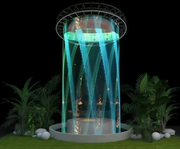 Modern Exhibition Hall-ID:697180034