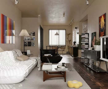 Modern A Living Room-ID:409199951