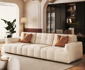 Modern Three-seat Sofa-ID:485692984