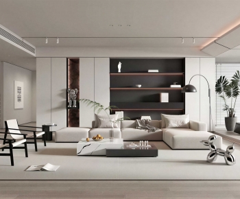 Modern A Living Room-ID:540441044