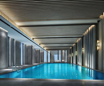 Modern Swimming Pool-ID:538923037