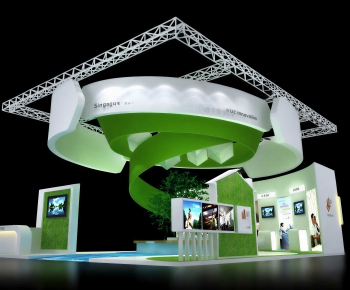 Modern Exhibition Hall-ID:682931905