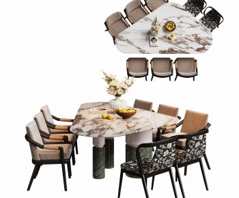 Modern Dining Table And Chairs-ID:921793941