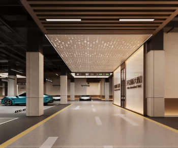 Modern Underground Garage-ID:755476006