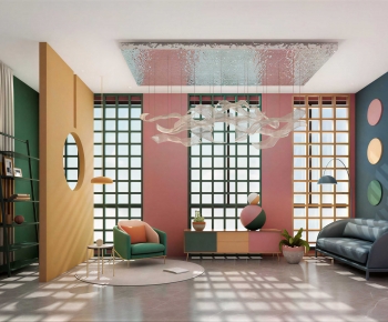 Modern A Living Room-ID:814323904