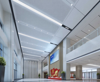 Modern Office Reception Desk-ID:581922052