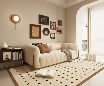 Modern A Living Room-ID:691919397