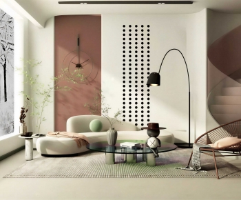 Modern A Living Room-ID:824389938