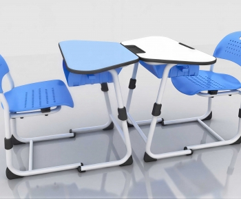 Modern Computer Desk And Chair-ID:691332108