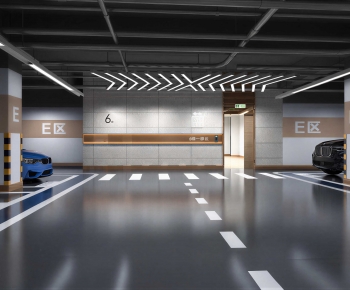 Modern Underground Garage-ID:717170007