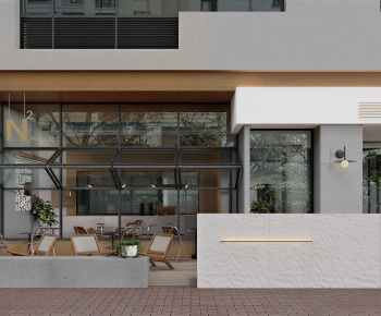 Modern Facade Element-ID:287833936