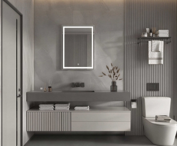 Modern Bathroom Cabinet-ID:539378883