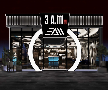 Modern Facade Element-ID:308295975