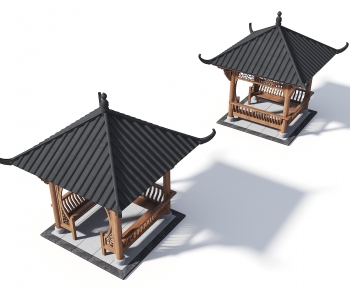 Chinese Style Ancient Architectural Buildings-ID:482369909