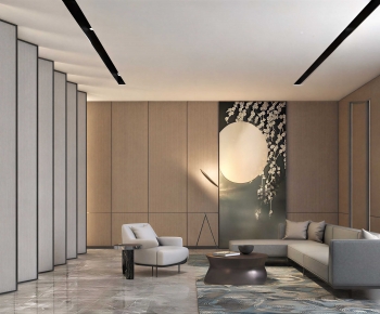 Modern A Living Room-ID:615571987