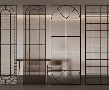 Modern Glass Screen Partition-ID:153899918