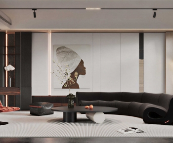 Modern A Living Room-ID:871485954
