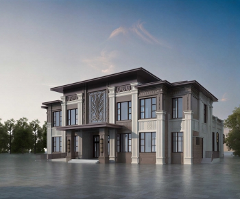 New Chinese Style Residential Building-ID:279767995