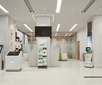 Modern Office Reception Desk-ID:603874929