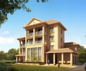 European Style Detached Villa-ID:346848011