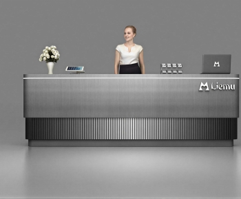 Modern Reception Desk-ID:239600907