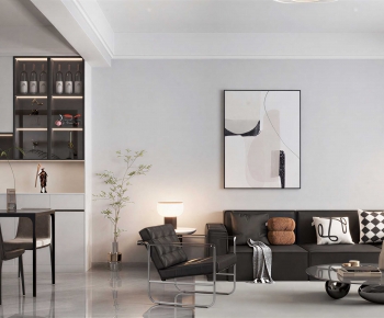 Modern A Living Room-ID:923453097