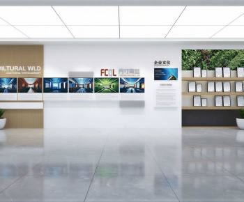 Modern Office Reception Desk-ID:986747038