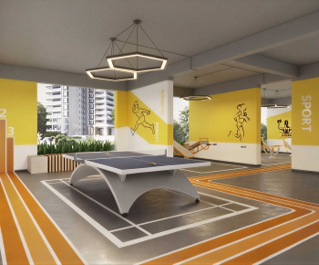 Modern Staff Recreation Room-ID:408495906