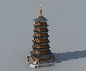 Chinese Style Ancient Architectural Buildings-ID:236665017