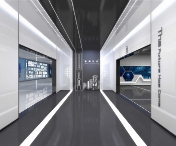 Modern Exhibition Hall-ID:467751032