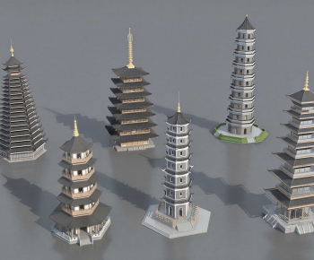 Chinese Style Tower-ID:514353047