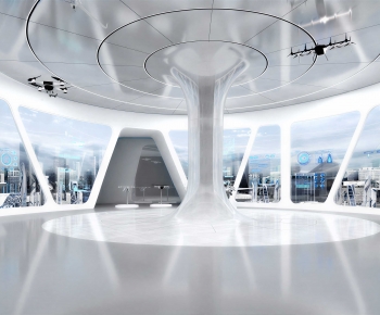 Modern Exhibition Hall-ID:580367093