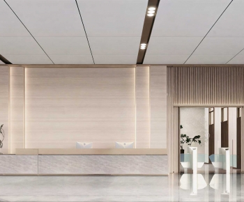 Modern Office Reception Desk-ID:467350574