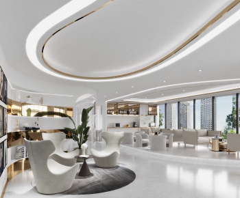 Modern Reception Room-ID:885407924