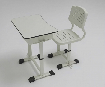Modern Computer Desk And Chair-ID:448447947