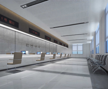 Modern Office Reception Desk-ID:885739348