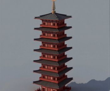 Chinese Style Tower-ID:571172957
