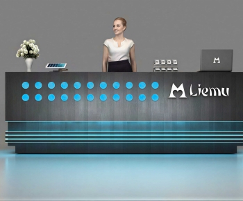 Modern Reception Desk-ID:145272029