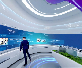 Modern Exhibition Hall-ID:462085015