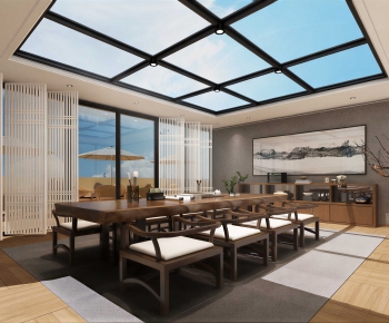 New Chinese Style Dining Room-ID:928143029