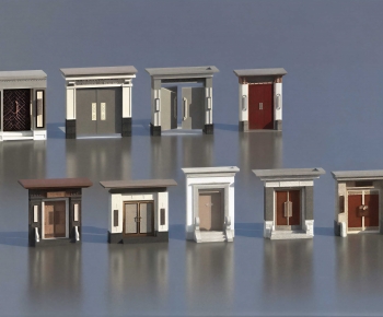 Modern Facade Element-ID:683630946