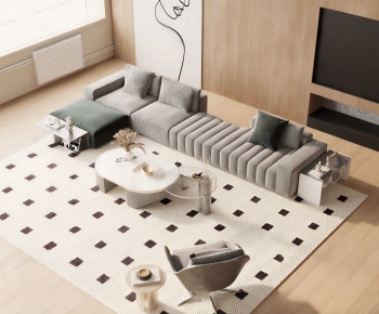 Modern Sofa Combination-ID:681390054