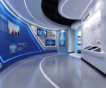 Modern Exhibition Hall-ID:186536077