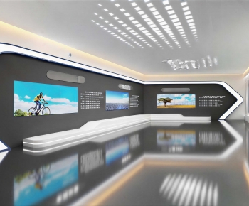 Modern Exhibition Hall-ID:419724944