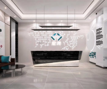 Modern Office Reception Desk-ID:207385066