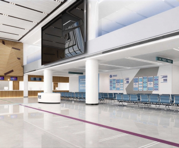 Modern Hospital Hall-ID:529525045