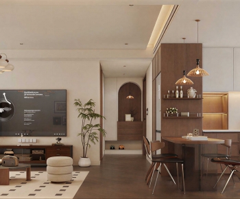 Modern A Living Room-ID:706439971