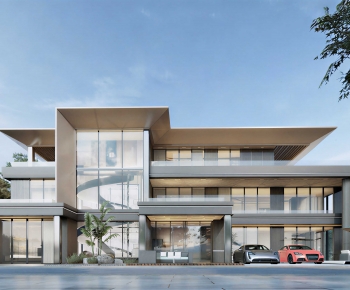 Modern Building Appearance-ID:241344935